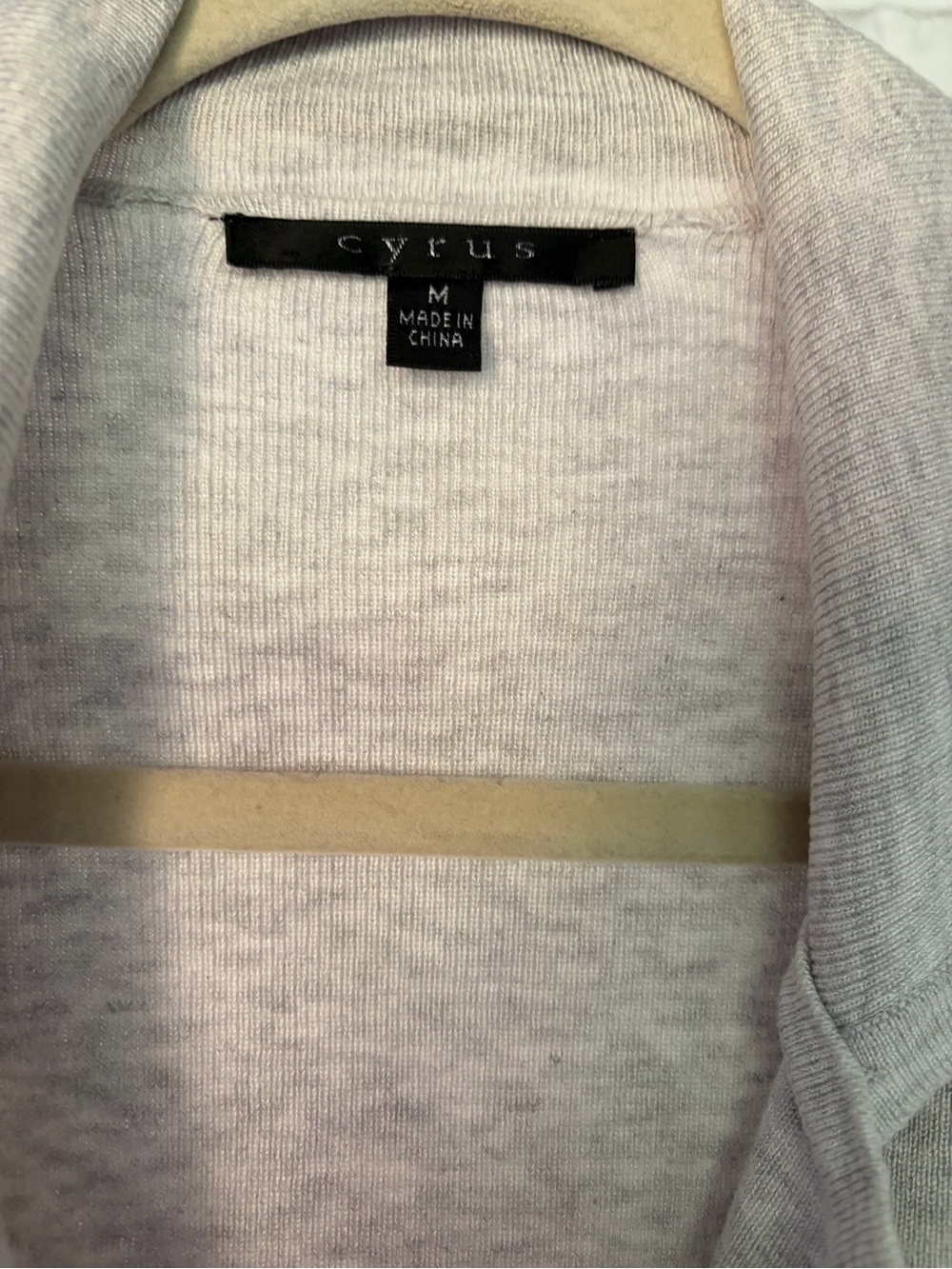 CYRUS Women's Light Gray Button Front Cardigan Jacket - Picture 2 of 5